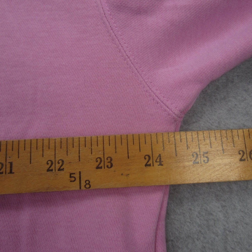 Nike Hoodie Womens‎ Medium Pink Funnel Neck Hoodie Swoosh Oversized Sweatshirt - Picture 11 of 14